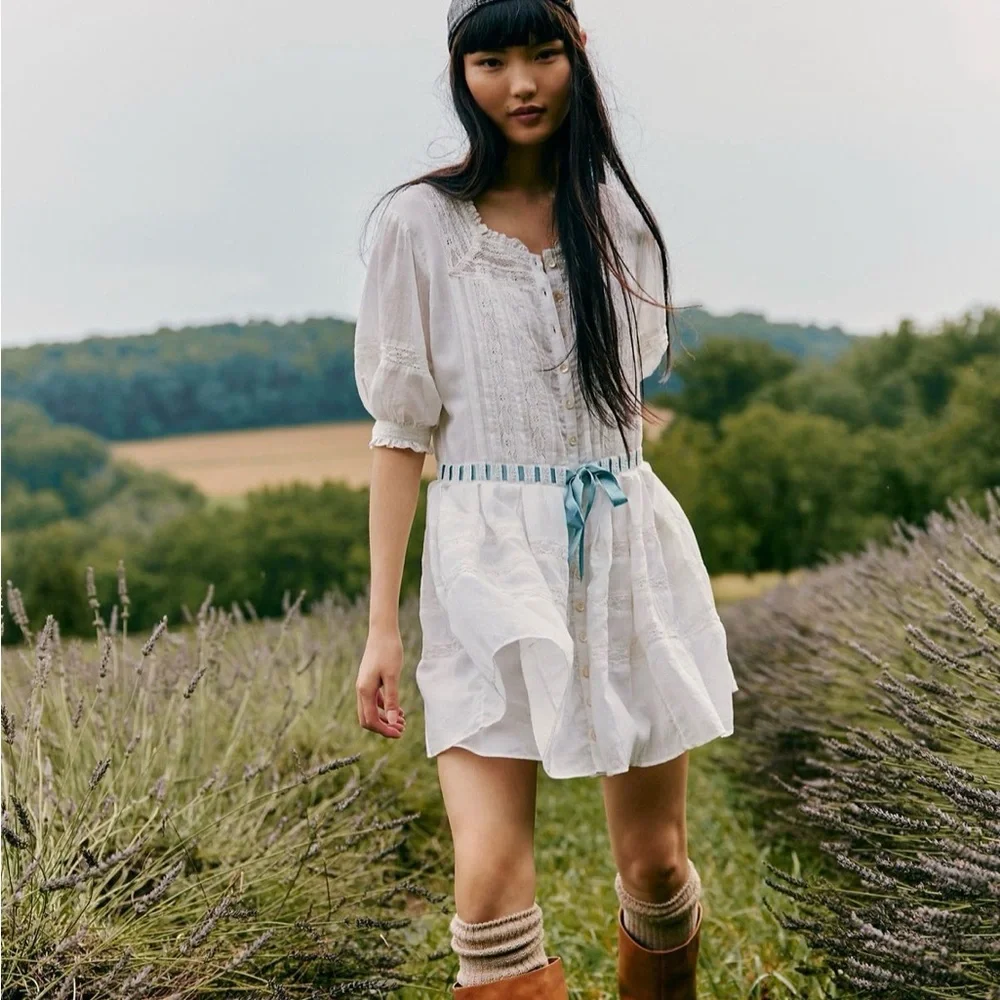 ✨ FREE PEOPLE in the garden mini dress